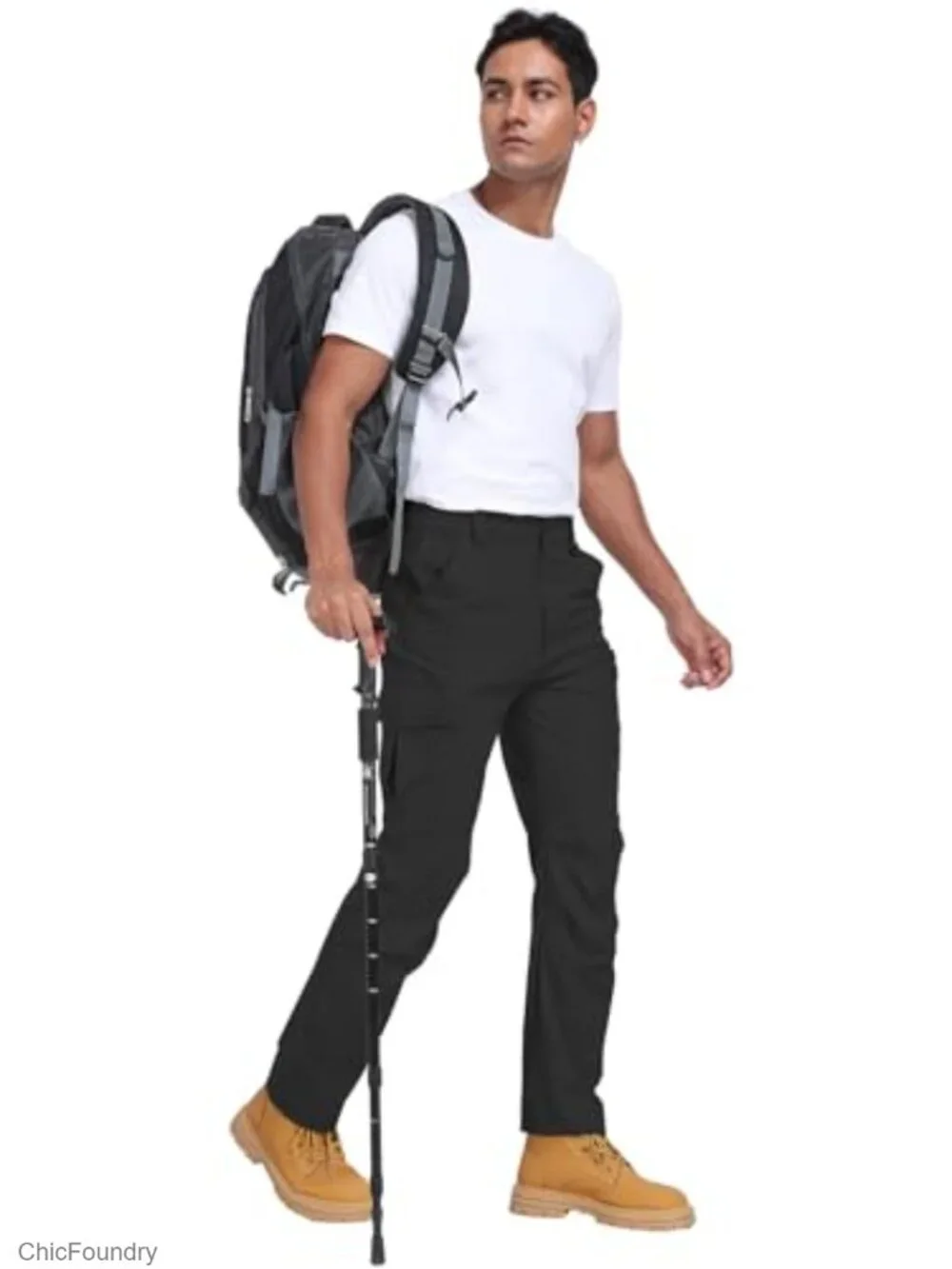 Waterproof Breathable Hiking Pants Cargo Lightweight Quick Dry Stretch